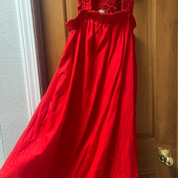 EVERLANE Smocked Linen Sundress - Picture 3 of 7